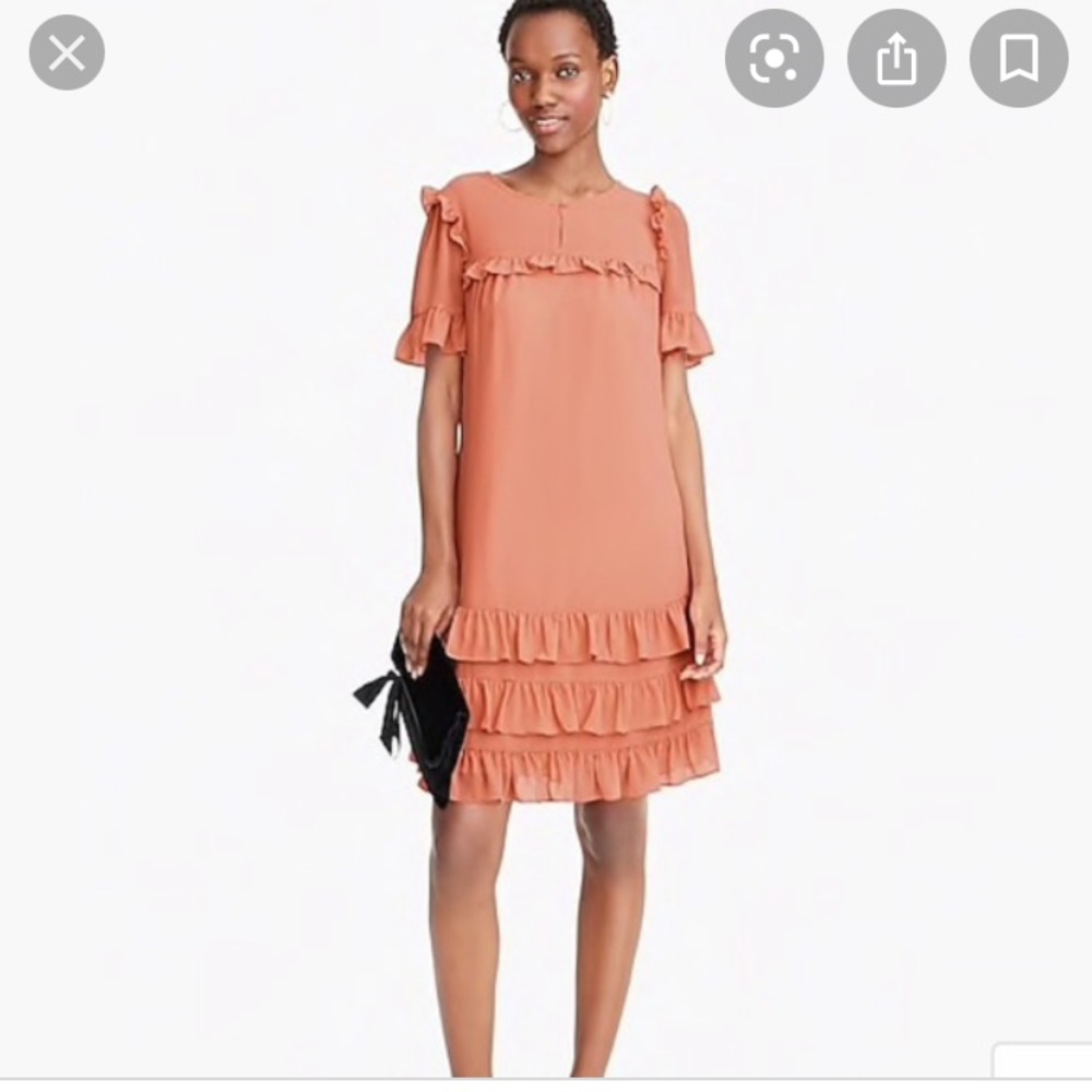 JCrew Point Sur chiffon dress
